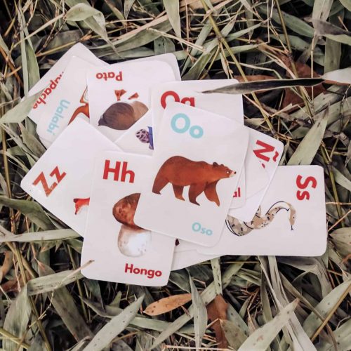 Spanish alphabet flash cards